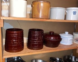 Vintage Marcrest USA brown stoneware