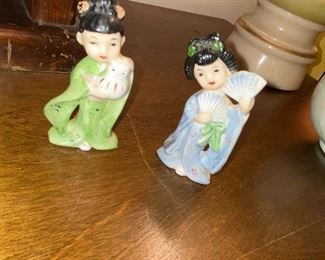 Vintage Japan figurines, stamped
