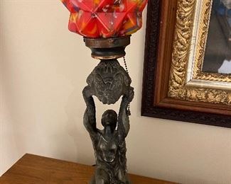 Pair of Art Deco Lamps 