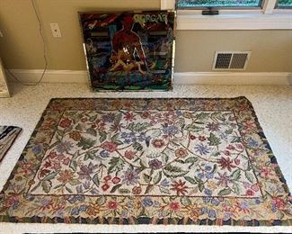 Gorgeous Folk art area rug 
