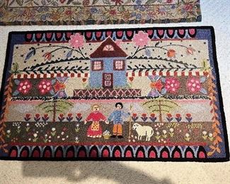 Folk  Art Area Rug 