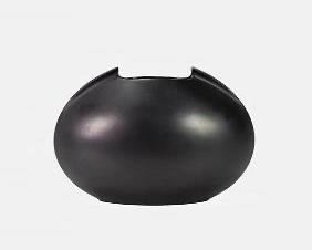 Lino Sabattini for Rosenthal Studio-Line Matte Black Porcelain Tasca Vase