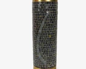 Mid Century Modern Mosiac Tiled Vessel Lamp Base