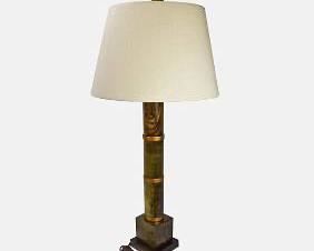 Mid Century Alabaster Hollywood Regency Style Table Lamp