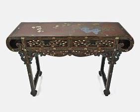 20th Century Chinese Lacquer Altar Table Console