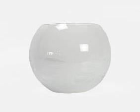 LG Villeroy & Boch White Glass Wide Mouth Bowl