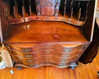 $399 
Mahogany secretary/bookcase 35x80x20
