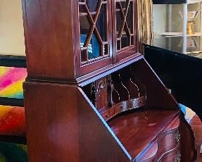 $399 
Mahogany secretary/bookcase 35x80x20
