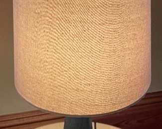 $90 
Pair of Modern&nbsp; black wood / brass lampa 27T to the shade&nbsp;