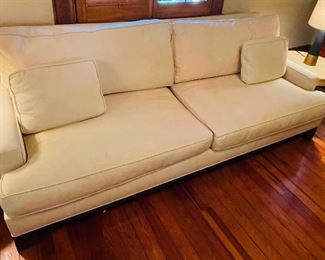 $400 
Yellow sofa by Richter Los Angeles CAL 92x45x33 - Down pillows  need cleaning&nbsp;