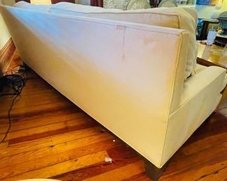 $400 
Yellow sofa by Richter Los Angeles CAL 92x45x33 - Down pillows  need cleaning&nbsp;