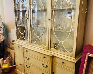$375 
China cabinet 96x60x14 some loss