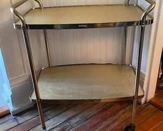 $110 
Retro dining cart gold 70's&nbsp;
