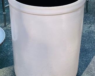 $70 
Crock Large 24Tx16W - 15 USA Blue Crown Stoneware