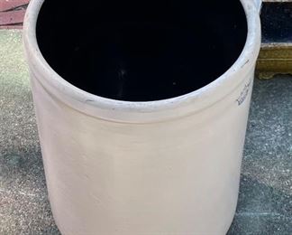 $70 
Crock Large 24Tx16W - 15 USA Blue Crown Stoneware