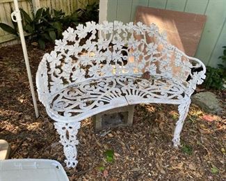 $75 no back legs on concrete block