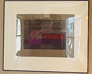 $150 
Singleton numbered print abstract&nbsp;
