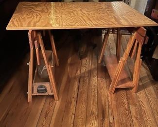 Custom made trestle table 