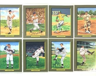 Perez-Steele Great Moments HOF Autographed Postcards