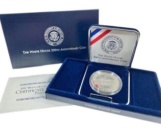 THE WHITE HOUSE 200TH Anniversary Silver Coins