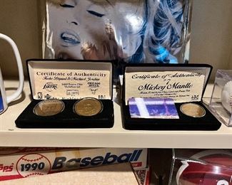 Mickey Mantle  Highland Mint Limited edition coin/motion phone card
100.00