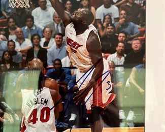 “Shaq” signed picture.  