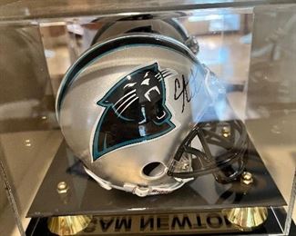 Cam Newton mini helmet 
175.00