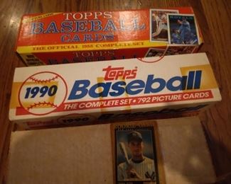 1988 Topps factory set, 1990 Topps factory set and 1993 Pinnacle BB set Jetter rookie year).  200.00