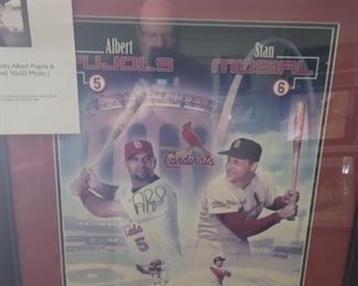 Albert Pujols and Stan Musial signed picture
“The Tradition Continues”
1850.00