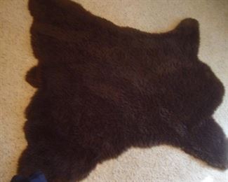 Faux fur rug