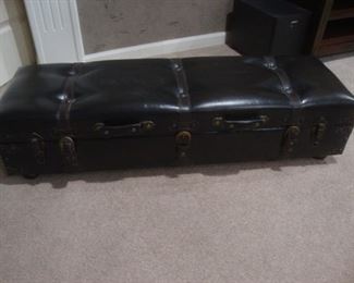 Trunk w/ vinyl upholstery
