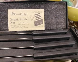 Pampered Chef steak knives