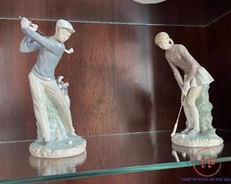 LLADRO Golfer Figurines