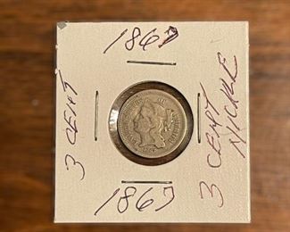 1867 Three Cent Nickel