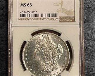 Graded MORGAN Silve Dollars