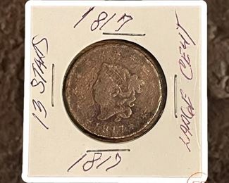 1817 Large Cent