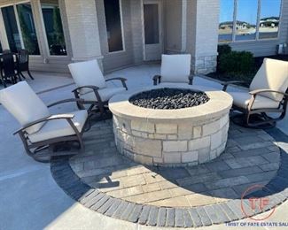 Telescope Casual Furniture Belle Isle Cushion Swivel Rocker