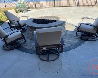 Telescope Casual Furniture Belle Isle Cushion Swivel Rocker