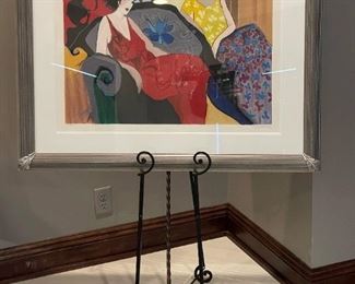 Signed Limited Edition Serigraph "Pretty Woman" by ITZCHAK TARKAY