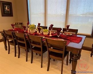 POTTERY BARN Dining Room Table and Chair Set