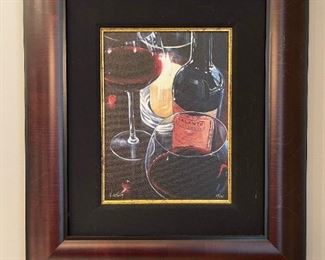 Signed Limited Edition Framed Giclee "Hidden Pleasure" by VICTOR OSTROVSKY