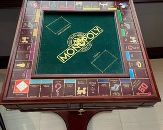 Franklin Mint Monopoly Collector's Edition Wooden Table Stand