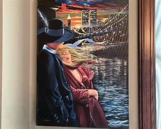 Signed Limited Edition Giclee "Farewell" by VICTOR OSTROVSKY