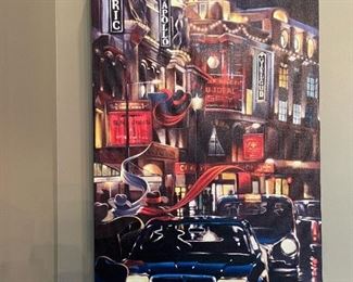 Signed Limited Edition Giclee "London Contact" by VICTOR OSTROVSKY