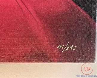 Signed Limited Edition Giclee "Walking the Edge" by VICTOR OSTROVSKY