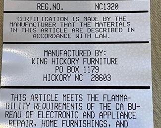 King Hickory Furniture Custom Swivel Chairs