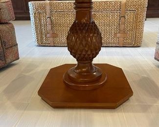 Cherry 28" Osisa Table Chess Table with Parker Staunton Boxwood Chess Pieces