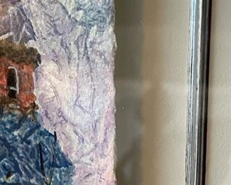 Signed Limited Edition Framed Lithograph "Russia Red Sunset" by ANATOLE KRASNYANSKY