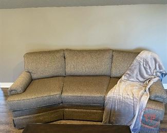 King Hickory Curved Sofa