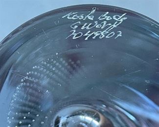 KOSTA BODA Vase Signed GORAN WARFF